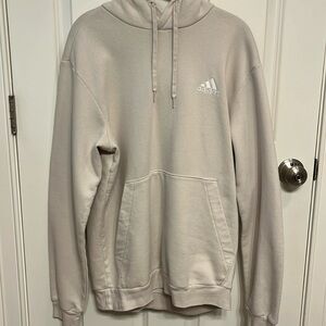 Beige adidas hoodie